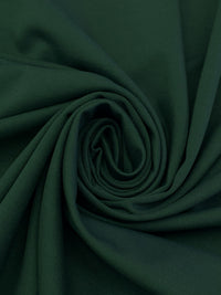 Deep Hunter Green Rayon/Nylon/Lycra Horizontal Shadow Stripe Ponte Knit - NY Designer - 58W