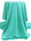 Robin's Egg Blue Cotton/Polyester Tubular Fine Rib Knit 33W