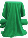 Emerald Green Cotton/Polyester Tubular Fine Rib Knit 28W