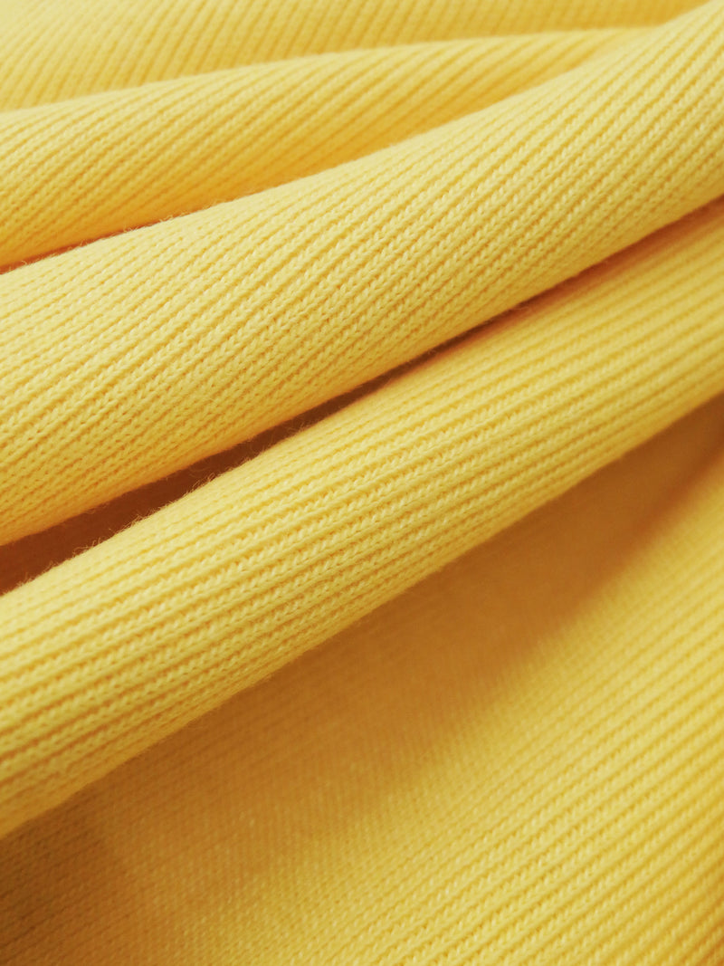 Sunflower Cotton/Polyester Tubular Fine Rib Knit 30W