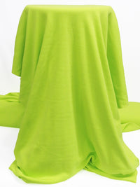 Acid Green Cotton/Polyester Tubular Fine Rib Knit 34W