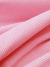 Cherry Pink Cotton/Polyester Tubular Rib Knit 36W