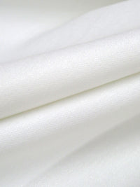 Salty White Rayon/Nylon/Lycra Stretch Bengaline Suiting - NY Designer - 58