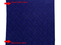 SOLD BY THE PANEL ONLY - Dark Navy/Black Polyester/Lycra Abstract Line Print ITY Knit - NY Designer - 59W