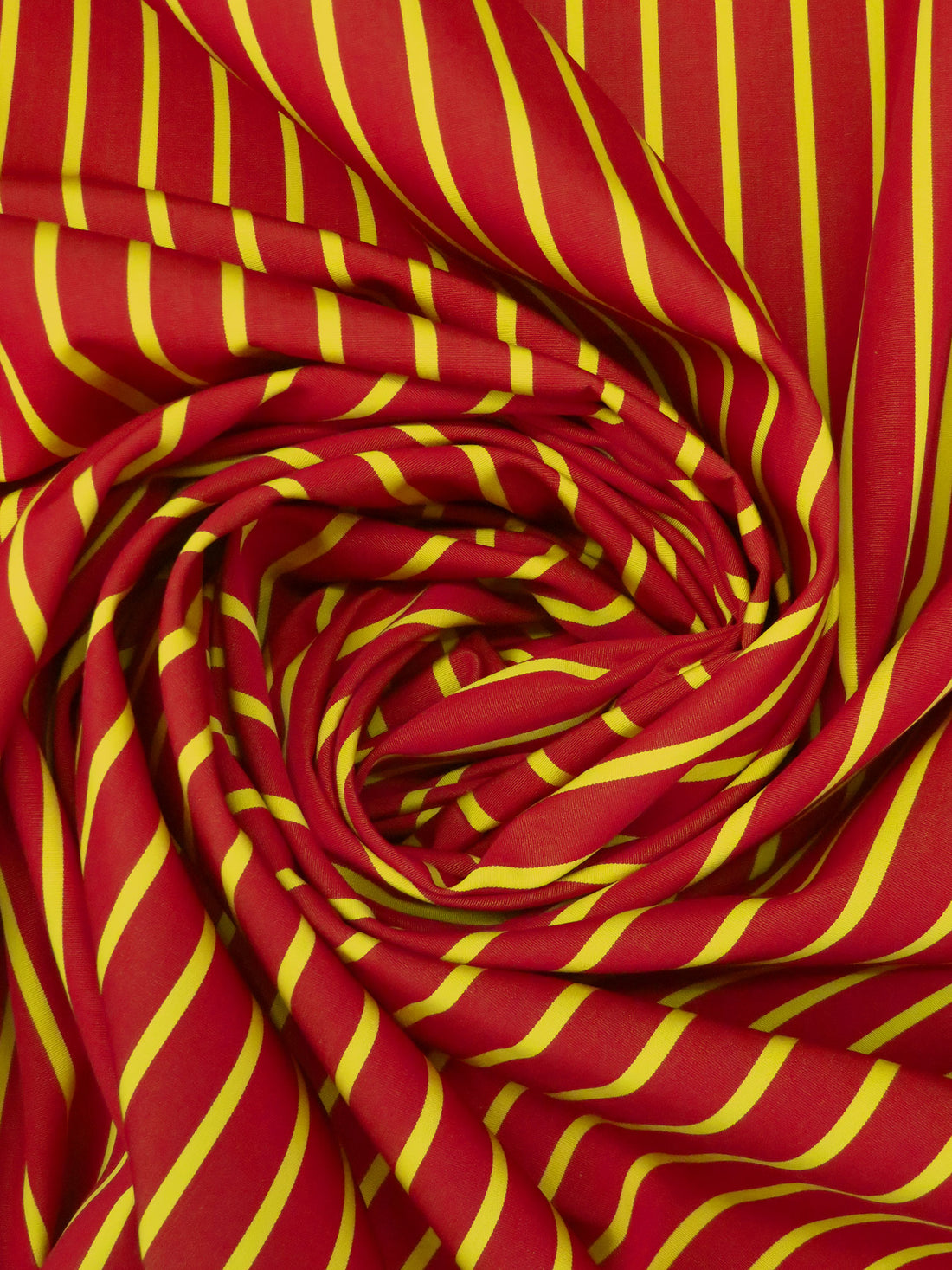 Carnelian/Deep Lemon 100% Cotton Vertical Stripe Weave Shirting 59W