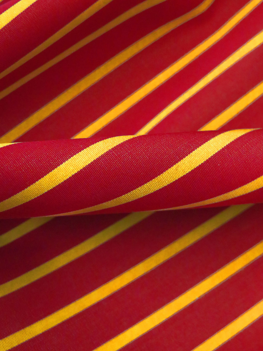 Carnelian/Deep Lemon 100% Cotton Vertical Stripe Weave Shirting 59W