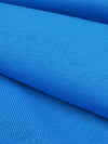 Deep Cerulean Cotton/Polyester Tubular Fine Rib Knit 32W