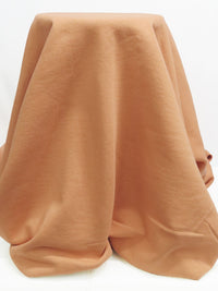 Dusty Apricot 100% Cotton Heavy Weight Sweatshirt Fleece - NY Designer - 60W