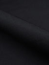 Black 100% Cotton Fine Twill Bottom Weight - NY Designer - 46W