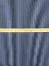 Dark Blue/Vista Blue/Midnight Navy/White 100% Cotton Vertical Stripe Weave Shirting 60W