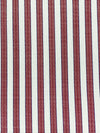 Burgundy/Dark Blue/White 100% Cotton Vertical Stripe Weave Shirting 58W