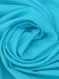 Caribbean Blue Rayon/Nylon/Lycra Stretch Bengaline Suiting - NY Designer -  57W