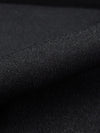 Charcoal Black Rayon/Nylon/Lycra Denim-Look Stretch Bengaline Suiting - NY Designer - 58W