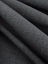 Iron Gray Polyester/Cotton/Lycra Heathered Stretch Poplin Shirting - NY Designer - 44W