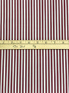 Maroon/White/Baby Pink/Dark Navy 100% Cotton Vertical Stripe Weave Shirting 58W