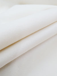 Blanched Almond Cotton/Lycra Brushed Stretch Canvas - NY Designer - 54W