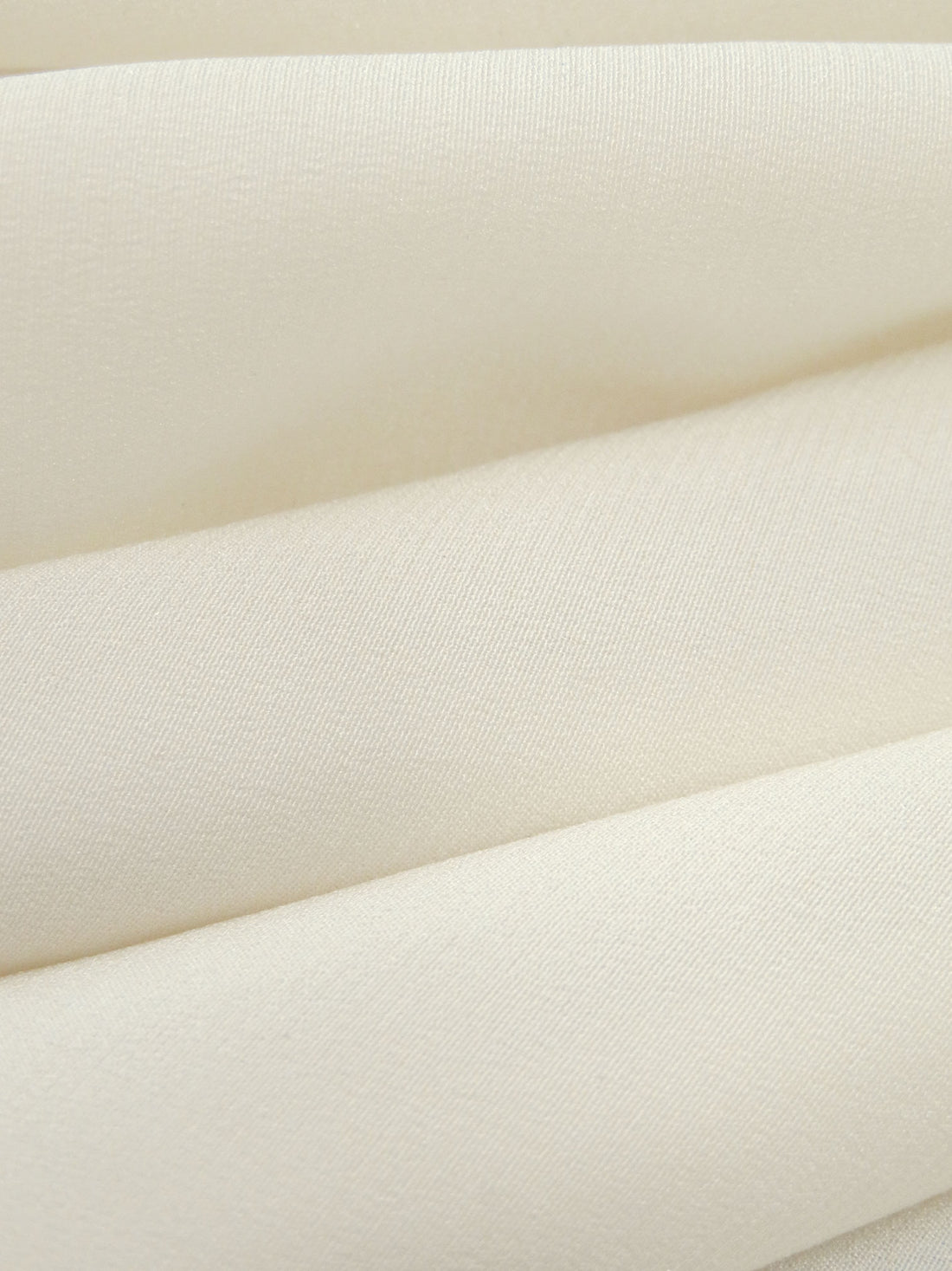 Cornsilk Cream 100% Silk Crepe De Chine - NY Designer - 52W
