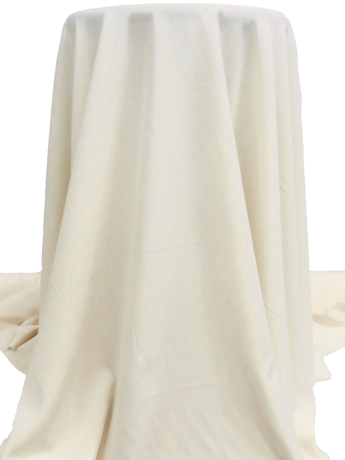 Cornsilk Cream 100% Silk Crepe De Chine - NY Designer - 52W