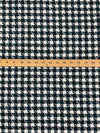 Teal Blue/White/Black Polyester/Metallic Plaid Boucle Suiting - NY Designer - 60W