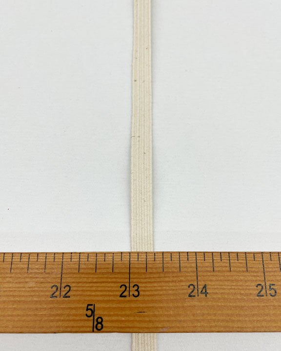 3/8" Cotton Elastic - SOLD BY THE YARD