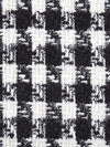 Black/White Polyester/Metallic Plaid Boucle Suiting - NY Designer - 58W