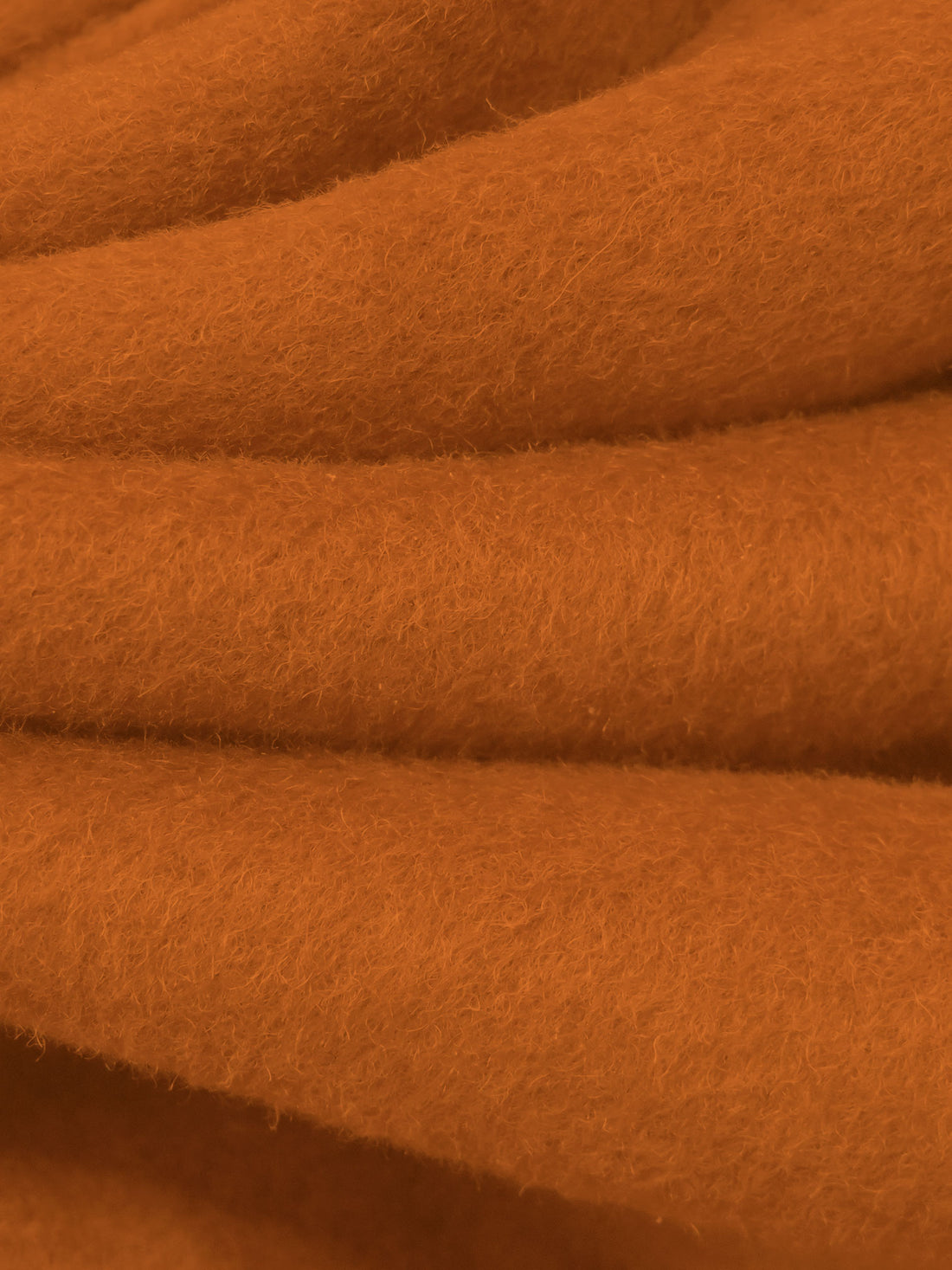 Alloy Orange 100% Wool Brushed Coating 58W