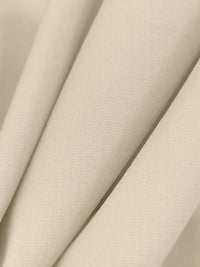 Soft Beige Cotton/Lycra Stretch Poplin Shirting - NY Designer - 50W