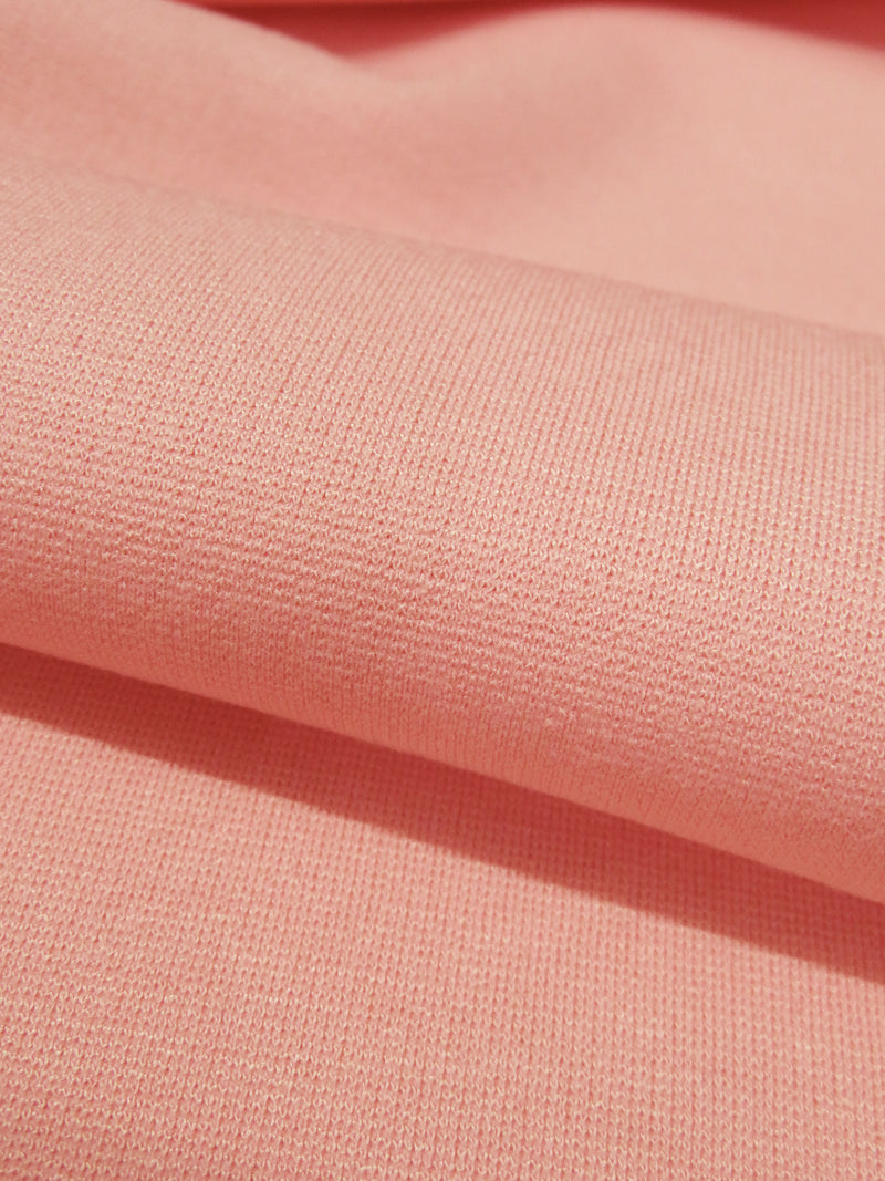 Light Guava Pink Rayon/Nylon/Lycra Ponte Knit - NY Designer - 60W