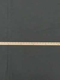 Dark Iron Gray Rayon/Nylon/Lycra Tone-on-Tone Wood Grain-Like Stretch Bengaline Suiting - NY Designer - 58W