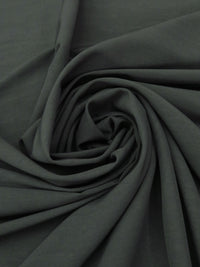 Dark Iron Gray Rayon/Nylon/Lycra Tone-on-Tone Wood Grain-Like Stretch Bengaline Suiting - NY Designer - 58W