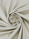 Warm Nickel Gray Cotton/Lycra Stretch Canvas - NY Designer - 50W