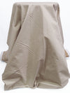 Warm Ashen Gray Cotton/Lycra Fine Ottoman Suiting - NY Designer - 48W