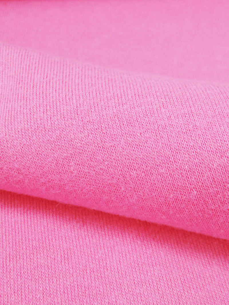 Bubblegum Pink Cotton/Polyester Interlock Knit 56W