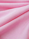 Carnation Pink 100% Cotton Fine Rib Knit 54W