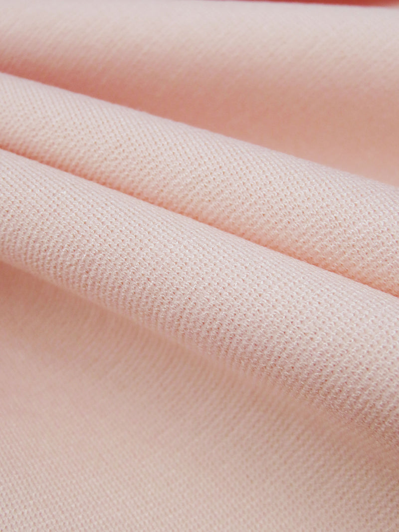 Pale Ballet Pink Rayon/Nylon/Lycra Ponte Knit - NY Designer - 58W