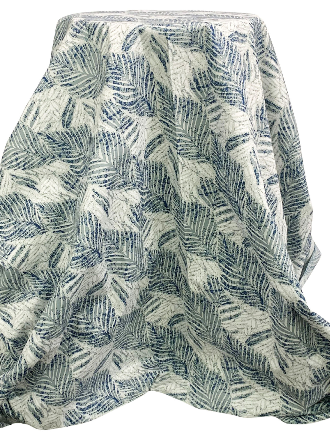 Dolphin Gray/Navy/Alabaster 100% Cotton Rugged Floral Print Poplin Shirting 58W