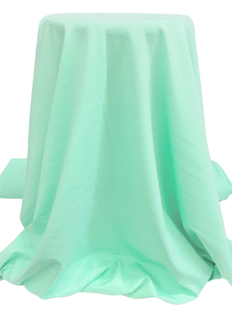 Soft Seafoam Green Rayon/Nylon/Lycra Ponte Knit 57W