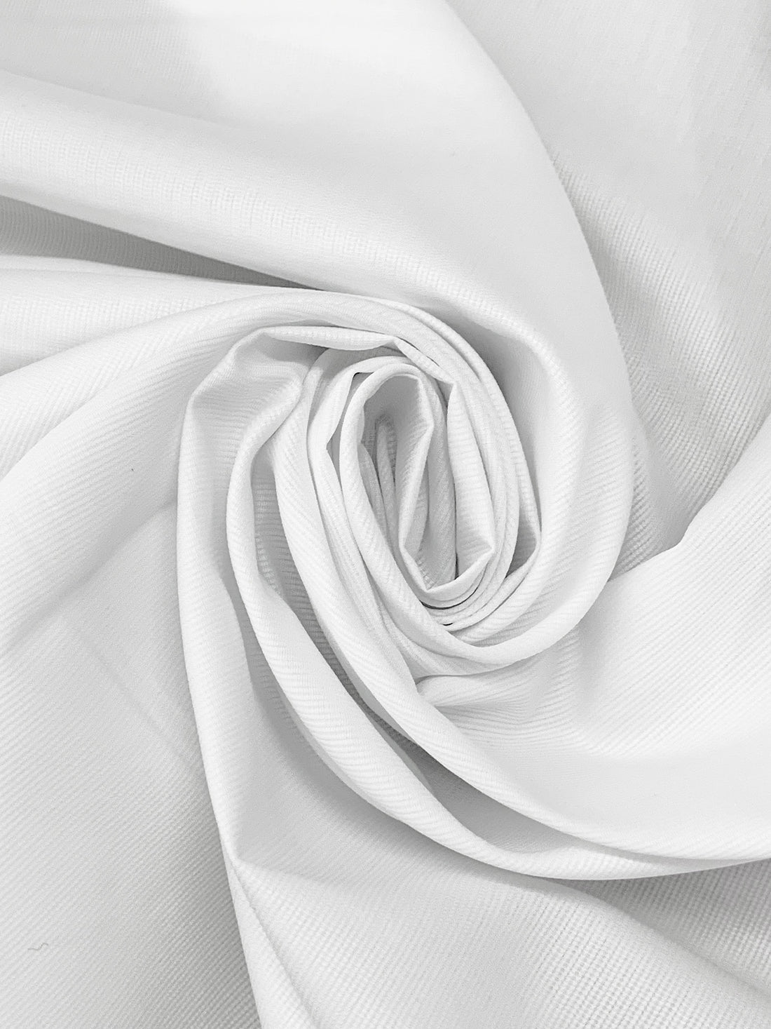 White 100% Cotton Corded Shirting 56W