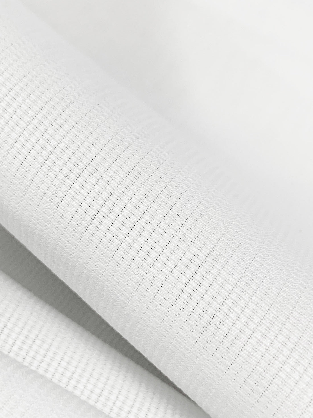 White 100% Cotton Corded Shirting 56W