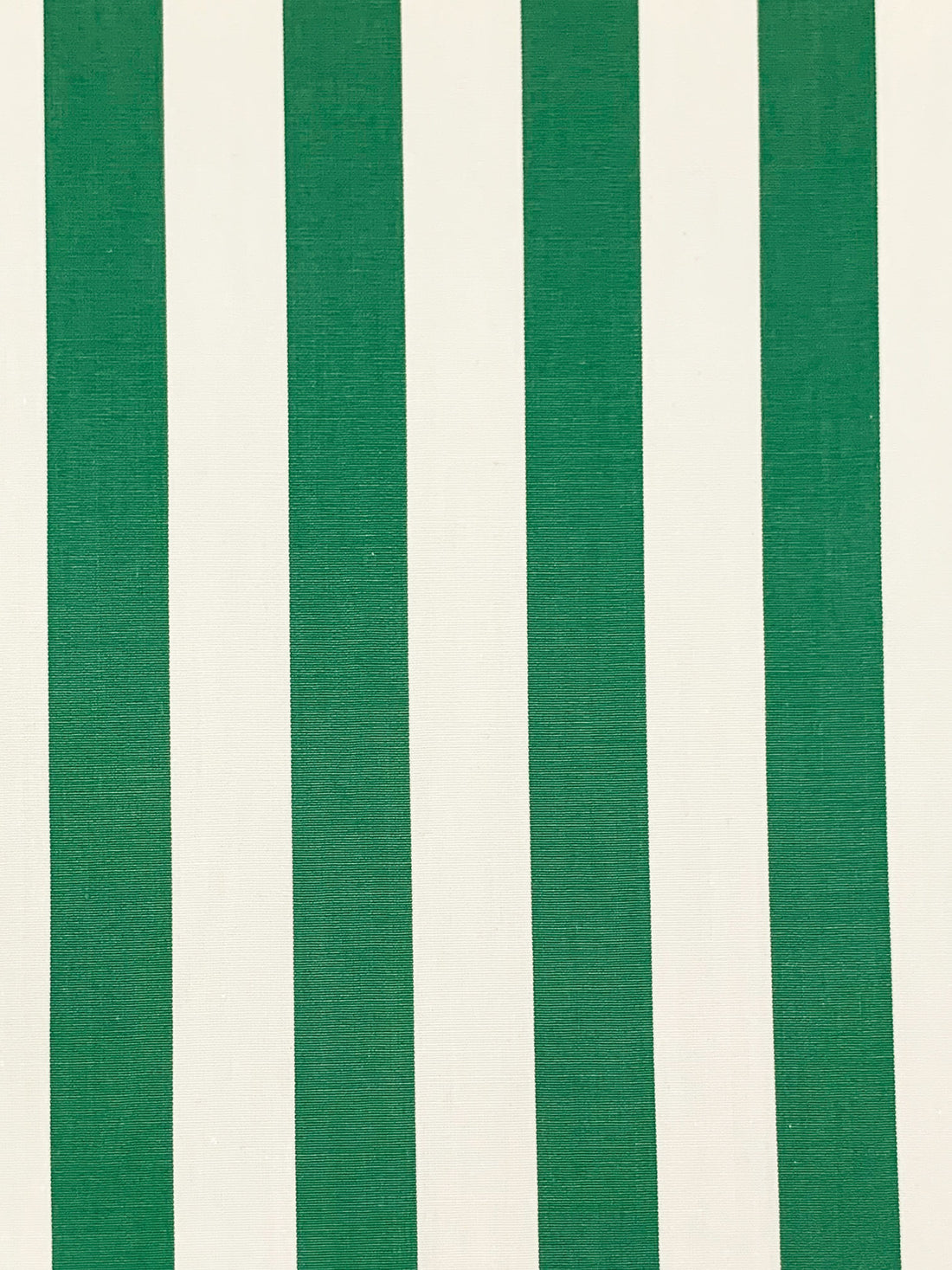 Dark Spring Green/White 100% Cotton Vertical Stripe Lawn 58W