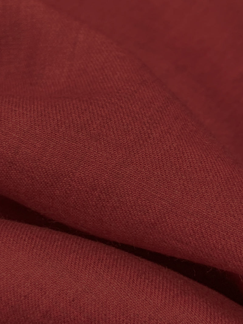 Antique Ruby 100% Linen Twill Suiting 58W