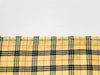 Golden Wheat/Black/Blue 100% Linen Plaid Midweight Woven 58W