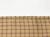 Tan/Azure Blue/White 100% Linen Plaid Midweight Woven 60W