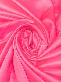 Highlighter Pink Silk/Lycra Stretch Charmeuse - NY Designer - 52W