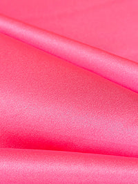 Highlighter Pink Silk/Lycra Stretch Charmeuse - NY Designer - 52W