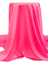 Highlighter Pink Silk/Lycra Stretch Charmeuse - NY Designer - 52W