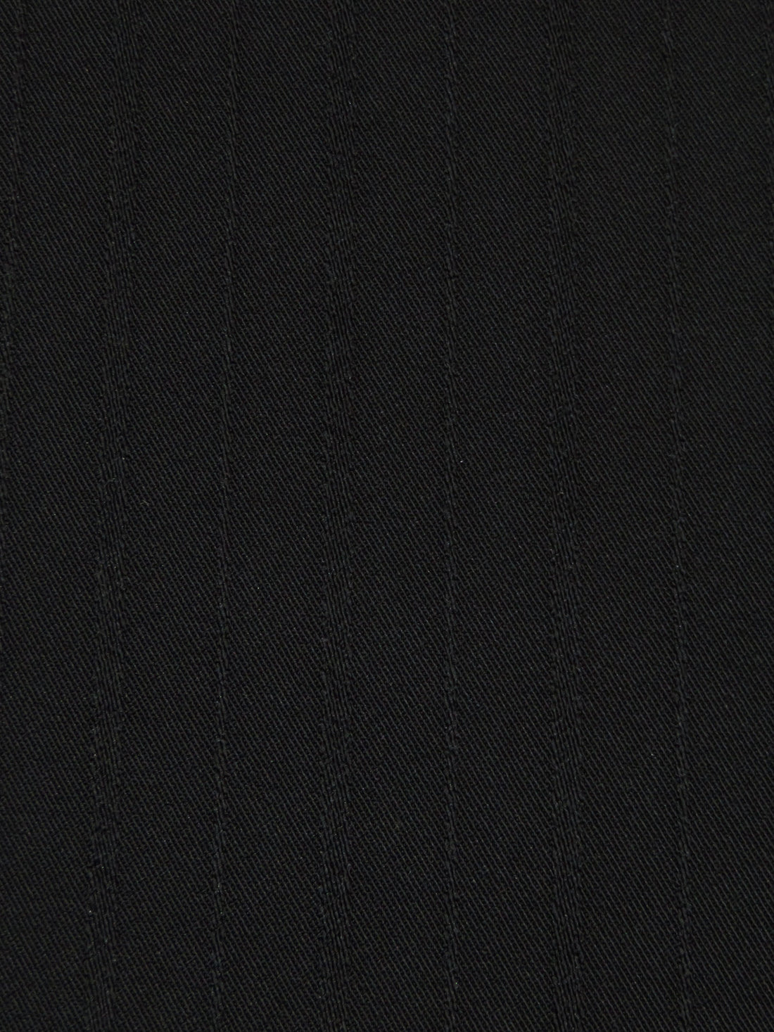 Black Polyester/Lycra Raised Vertical Stripe Weave Stretch Suiting 58W