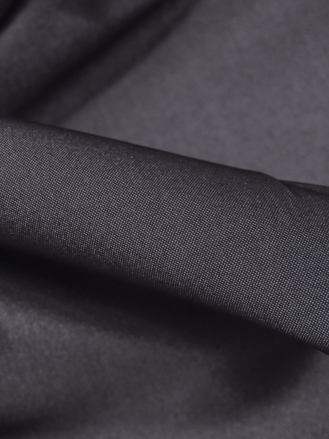 Dark Purplish Gray Polyester/Lycra Stretch Taffeta - NY Designer - 58W