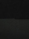 Black Polyester/Lycra Moleskin Stretch Suiting - Famous Dress Designer - 44W