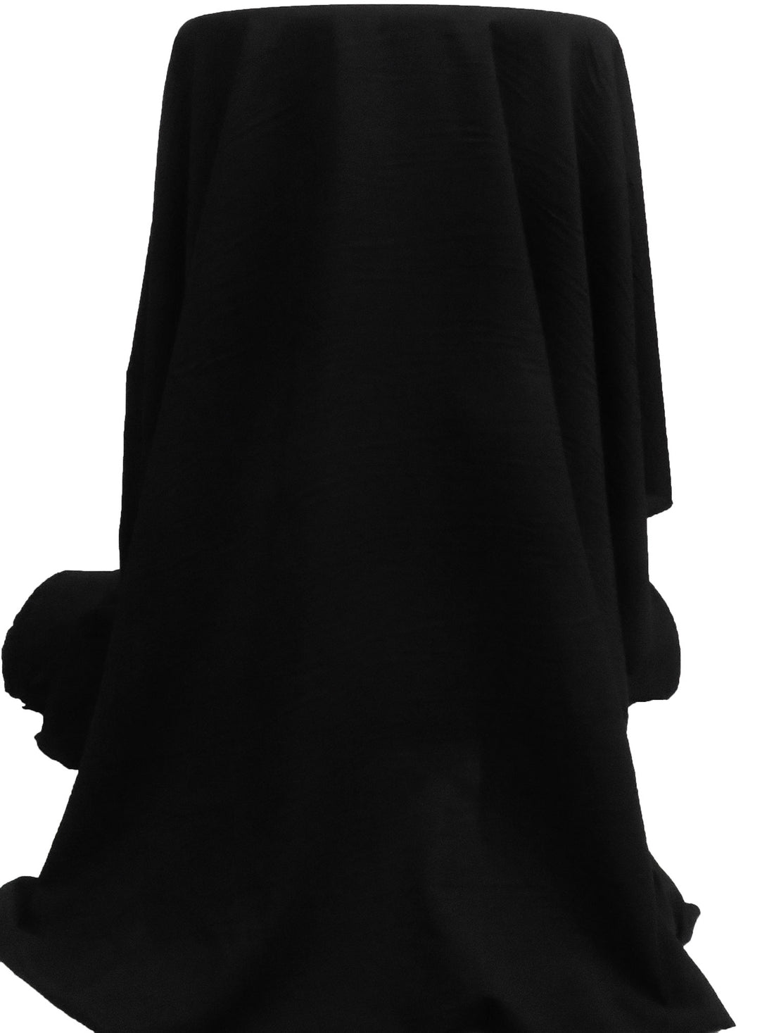 Black 100% Polyester Pongee Lining 48W